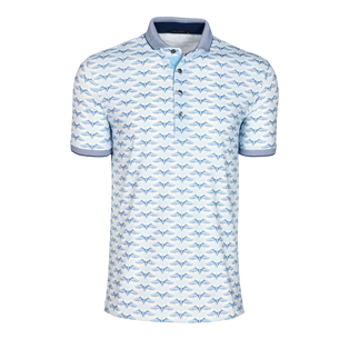 Silver Stilt Short Sleeve Polo