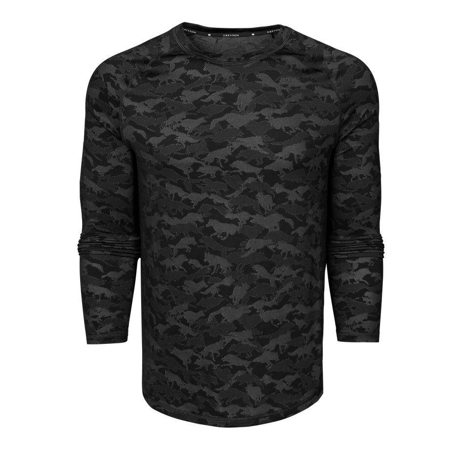 Greyson Clothiers Kennebec Wolfpack Camo Long Sleeve Sport Tee