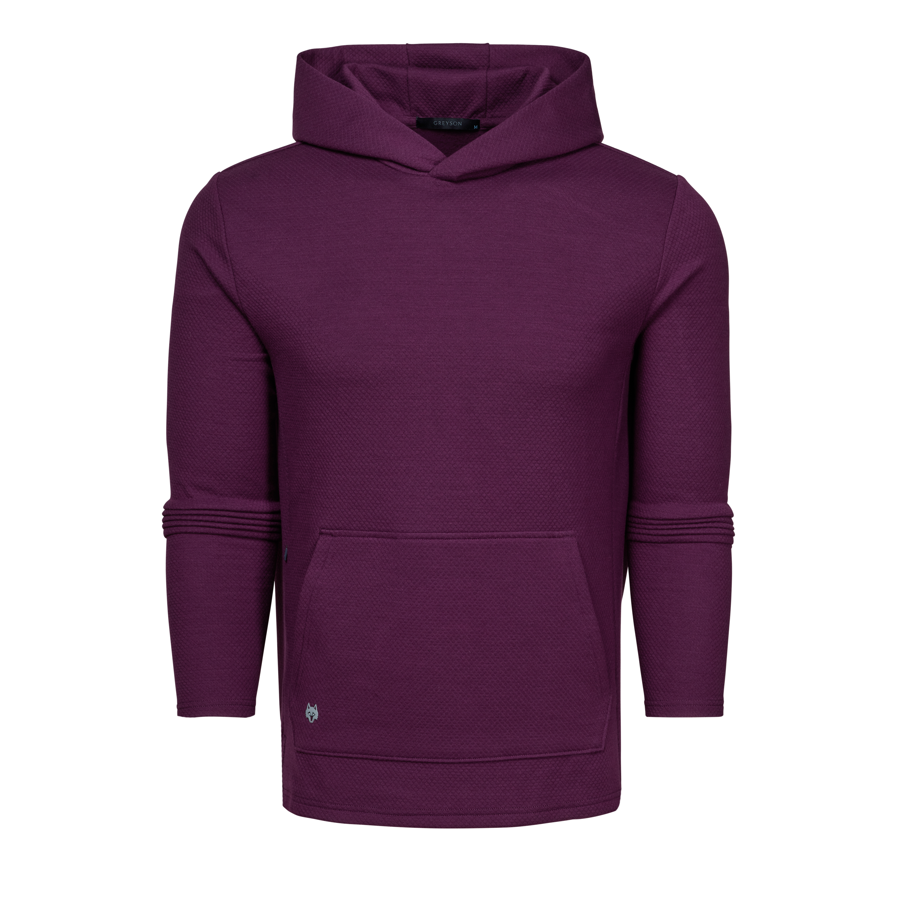 Mens Troy Hoodie - Textured Performance Hoodie with Stretch