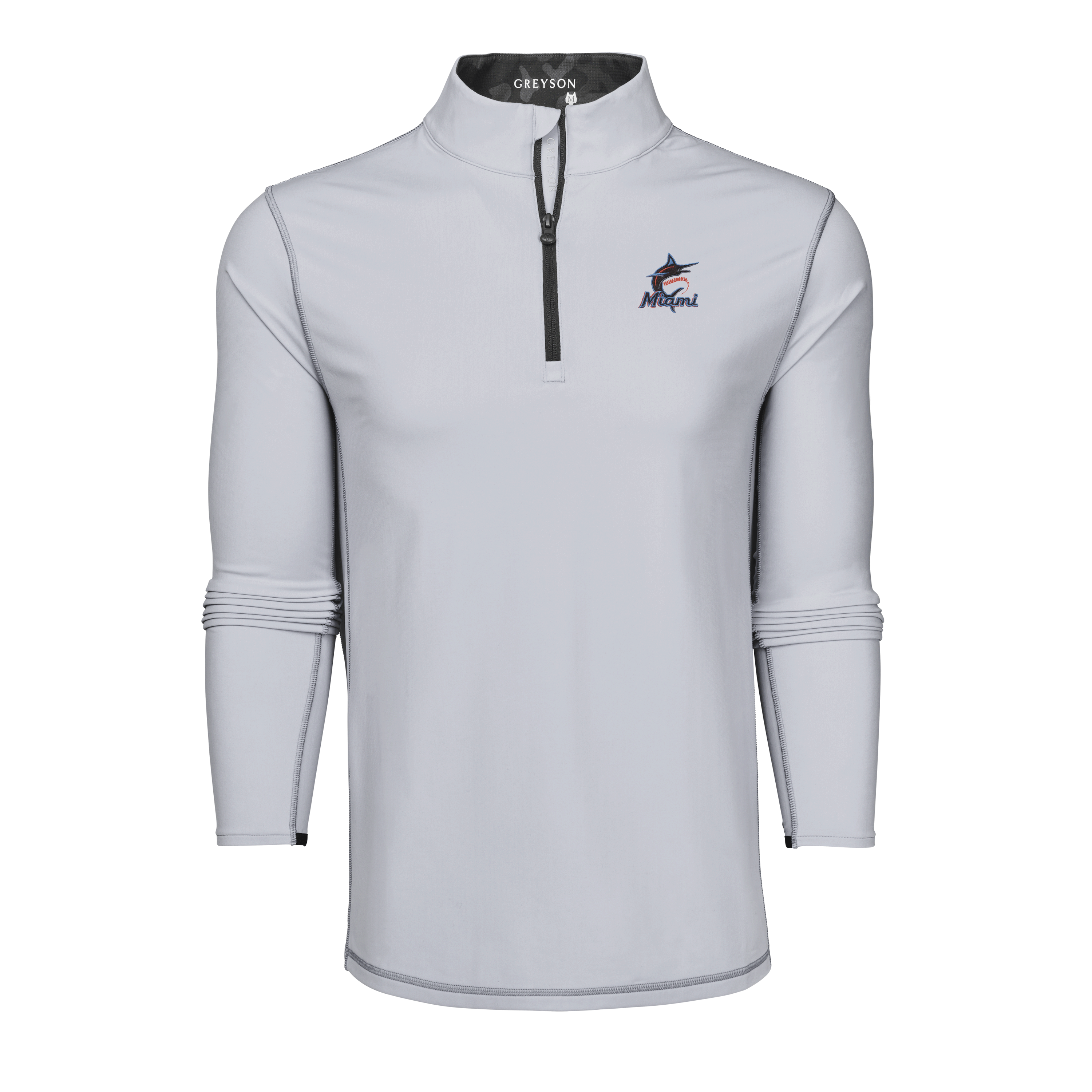 Mens Miami Marlins Colorado Quarter-Zip - Midweight Performance