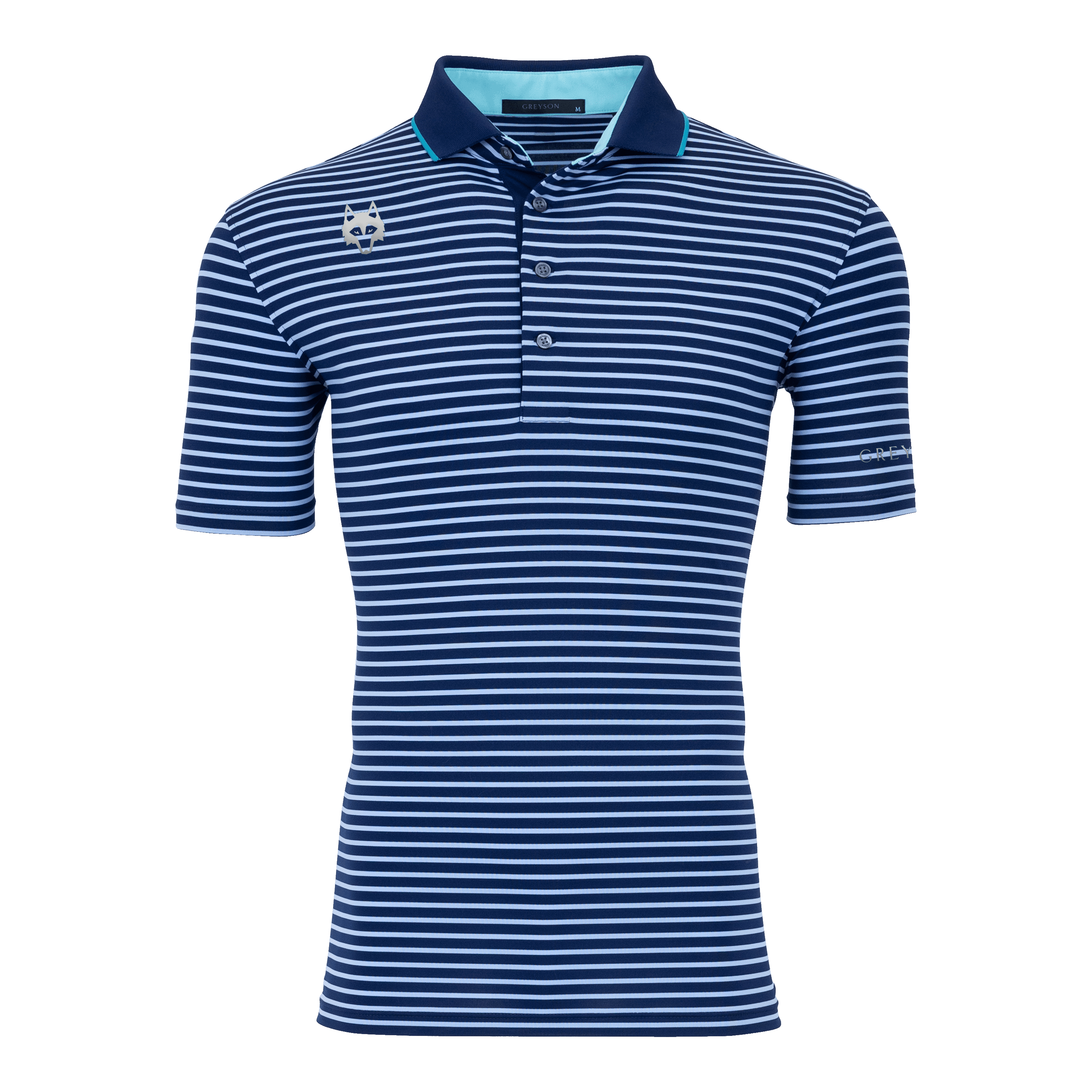 Mens Players Club Ticonderoga Polo - Performance Striped Polo with