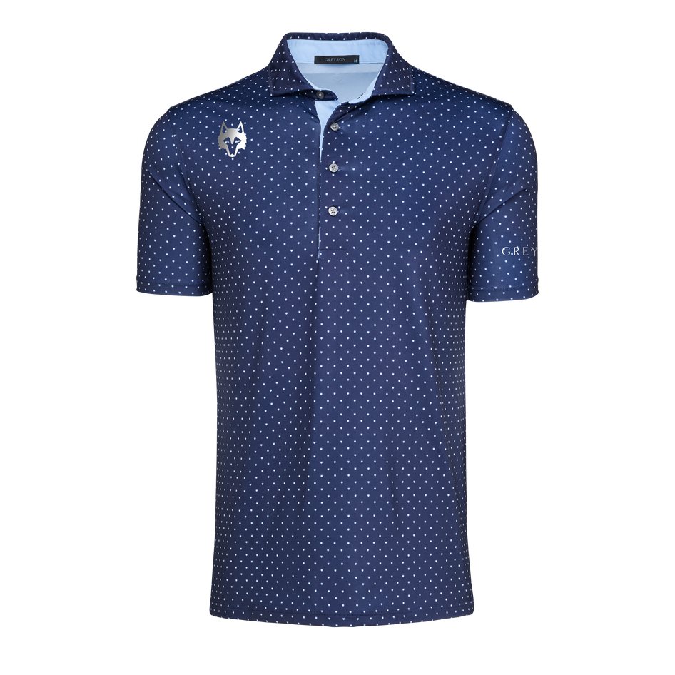 Players Club Wolf Dot Short Sleeve Polo
