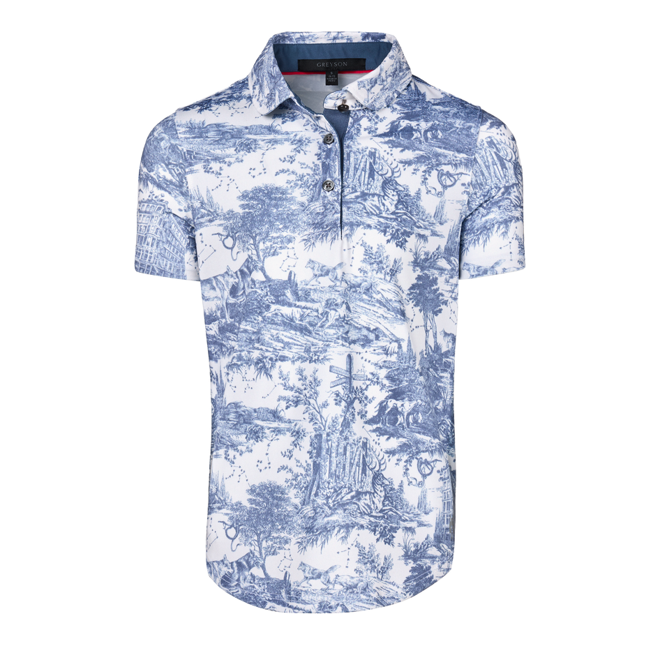 Girl's Scarlett Huntress Toile Polo