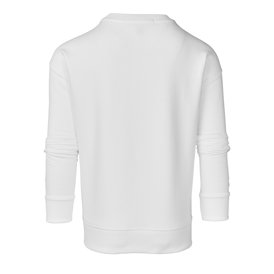 Greyson Clothiers Girls Rainbow Wolf Patch Crew Neck Sweatshirt