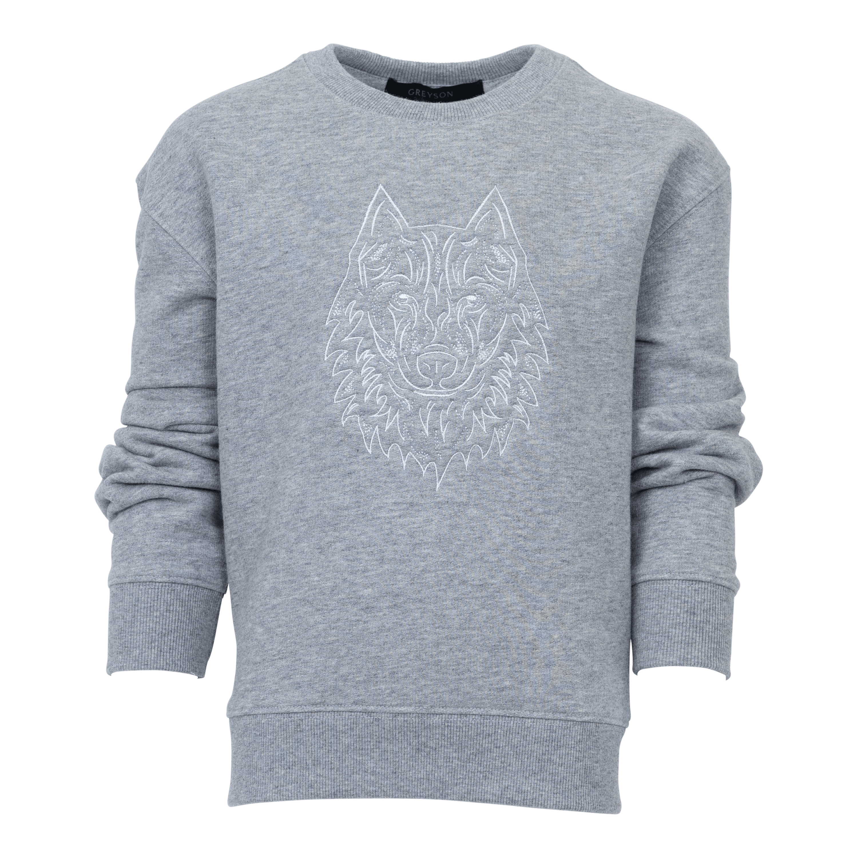 Boys Youth Timberwolf Aspen Crewneck - Heavyweight Luxe Cotton Boys Youth Timberwolf Aspen Crewneck - Heavyweight Luxe Cotton