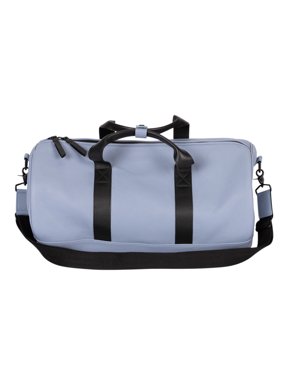 Greyson Clothiers Pebbled Leather Duffle Bag in WOLF BLUE