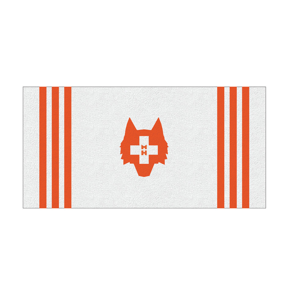 Greyson Clothiers Spirit Wolf Golf Towel in ARCTIC