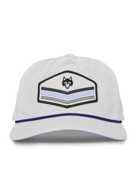 Mens Chevron Rope Hat - Structured Flat Brim Snapback Cap  display picture 1