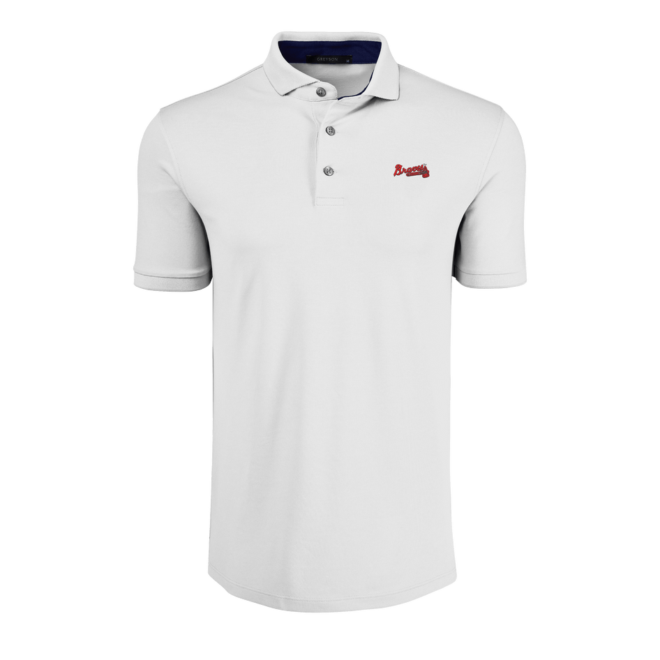 Atlanta Braves Crowley Short Sleeve Polo
