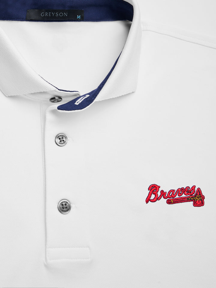 braves dress shirt Atlanta Braves Work Shirt Adult Large Mens Dress Shirt Antigua Blue Checker  MLB