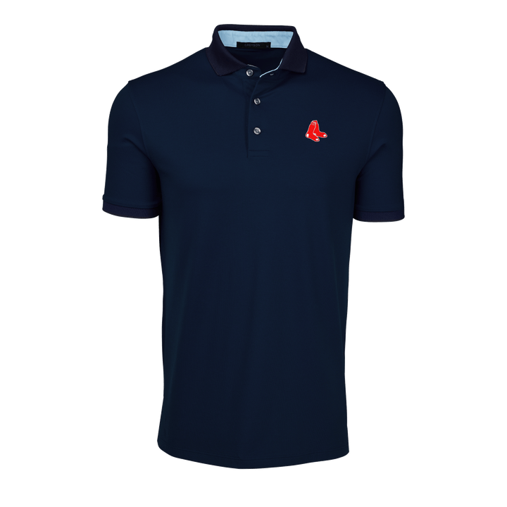 Mens Boston Red Sox Cooperstown Wolf Short Sleeve Polo