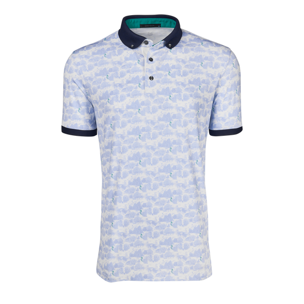 Mens Garden of Thieves Short Sleeve Polo - Performance Printed