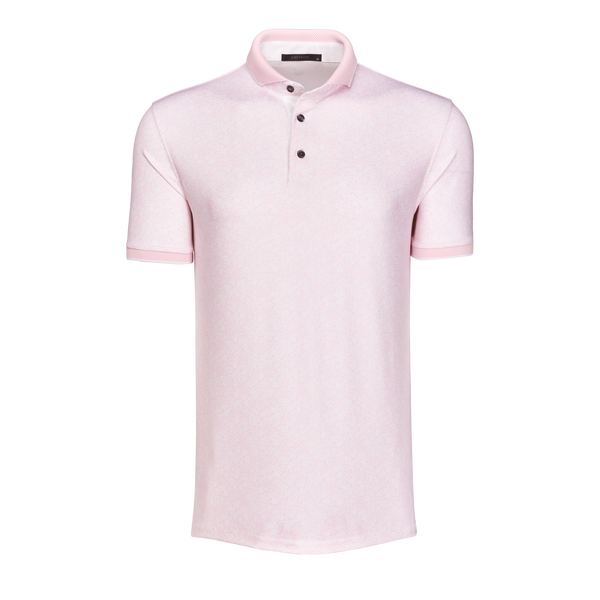 Mens Floral Icons Short Sleeve Polo - Performance Printed Polo