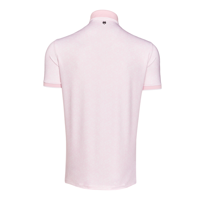 Mens Floral Icons Short Sleeve Polo - Performance Printed Polo