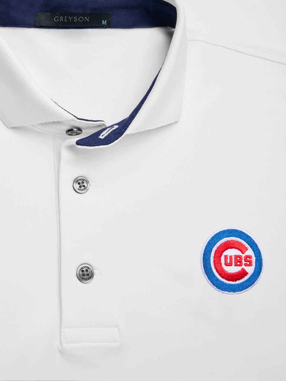 chicago cubs dress shirt mens Mens Chicago Cubs Crowley Short Sleeve Polo - Performance Stretch Cotton  Polo with Knit Collar