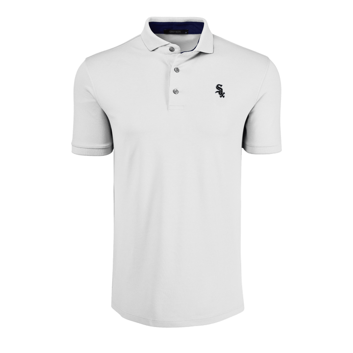 Mens Chicago White Sox Wolf Short Sleeve Polo - Performance