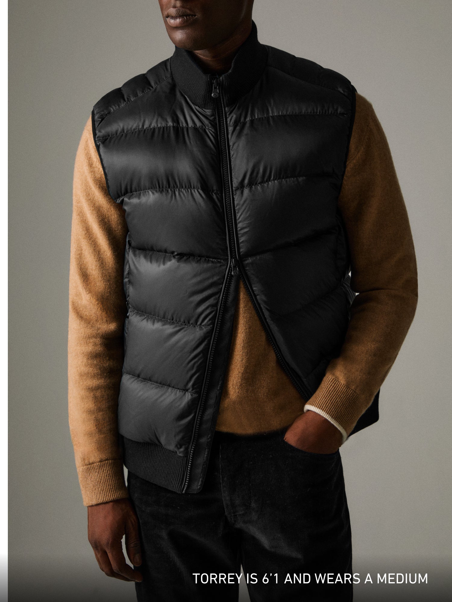 Mens Cody Down Vest - Insulated Quilted Full-Zip Vest | Greyson