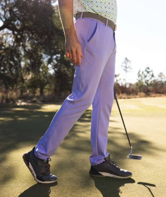 Lavender on sale golf pants