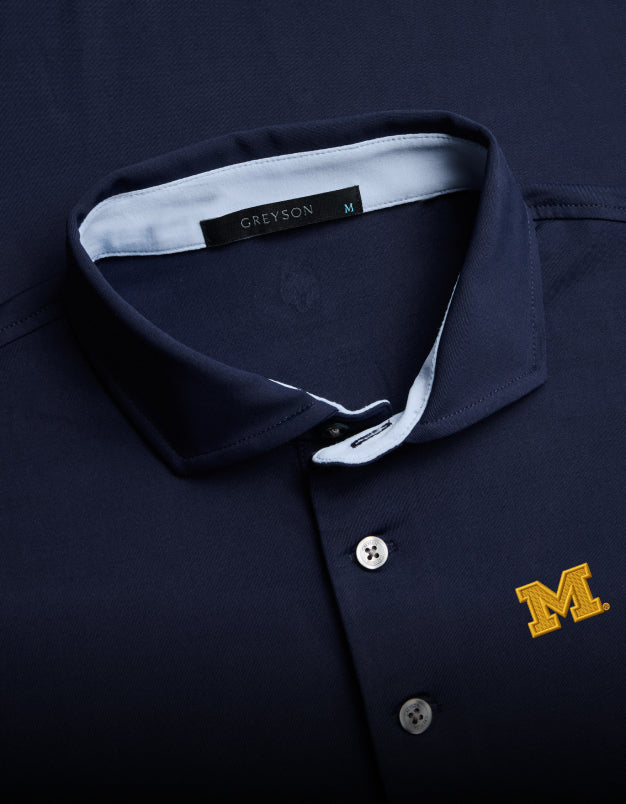 Mens Players Club Packline Short Sleeve Polo - Performance Printed