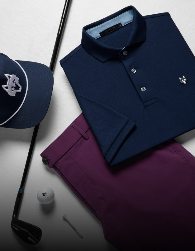 Voodoo Short Sleeve Polo - Performance Printed Polo with Contrast
