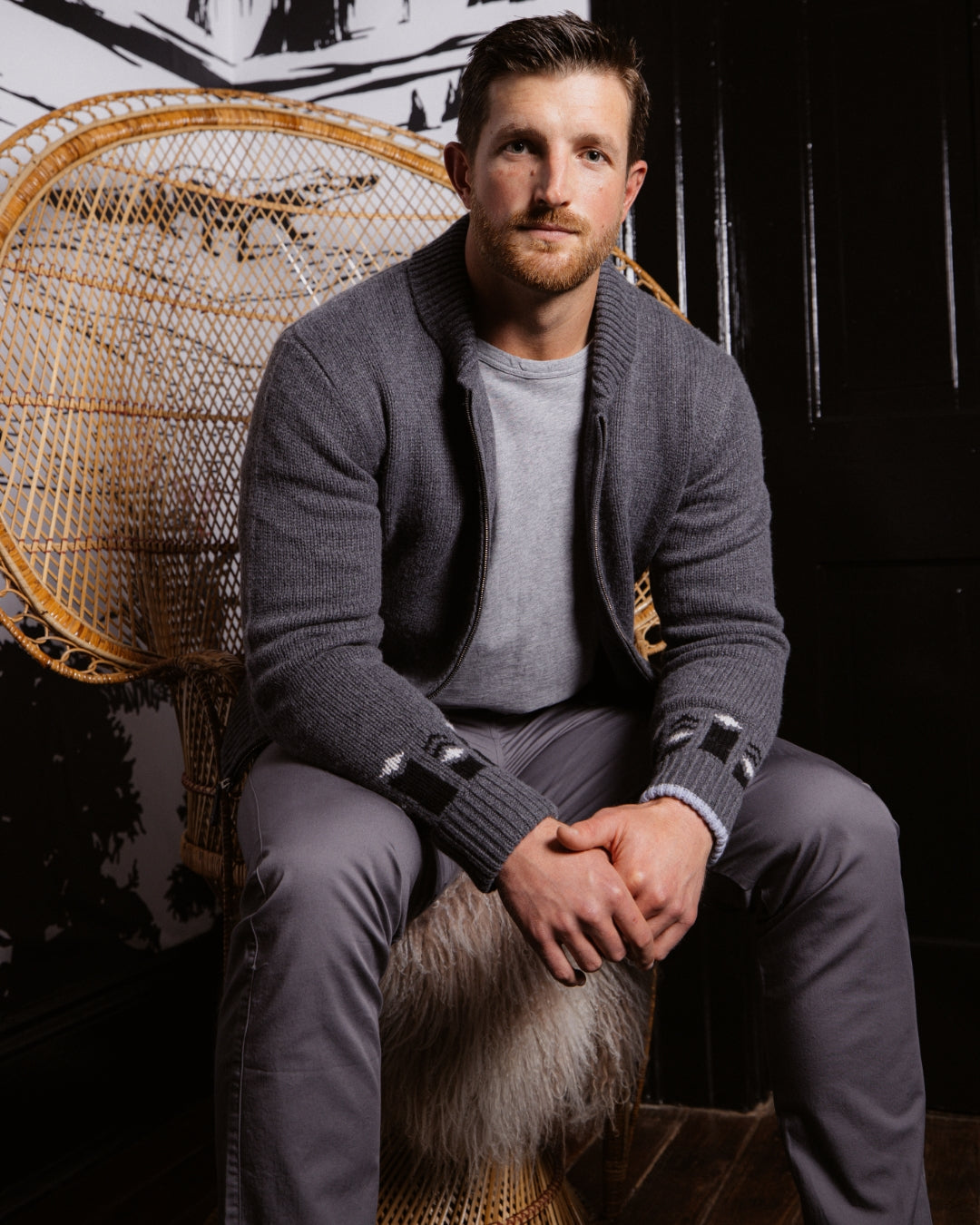 GREYSON グレイソン　ネイビー キルティング ブレザージャケット GREYSON グレイソン ネイビー キルティング ブレザージャケット