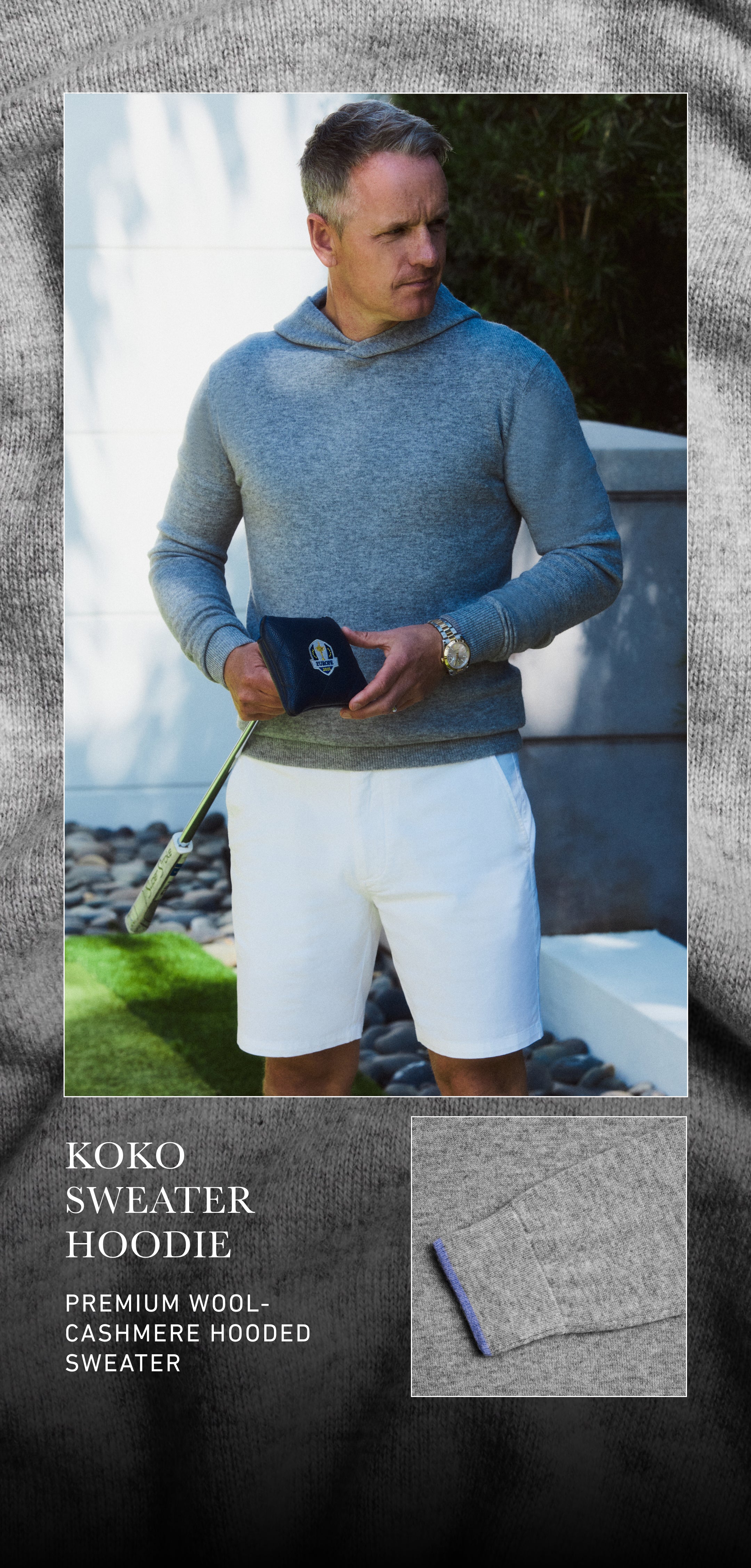 Men's Luxury Sweaters, Cardigans & Golf Sweaters