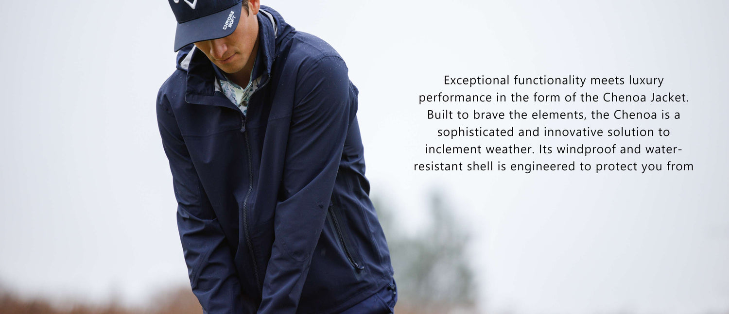 Exceptional functionality meets luxury performance in the form of the Chenoa Jacket. Built to brave the elements, the Chenoa is a sophisticated and innovative solution to inclement weather. Its windproof and water-resistant shell is engineered to protect you from the elements, ensuring that you stay comfortable, rain or shine.