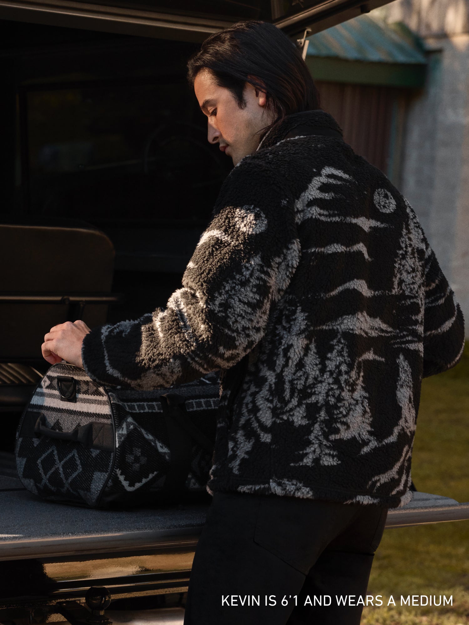 Mens In The Clouds Sherpa Half-Zip - Midweight Sherpa Fleece