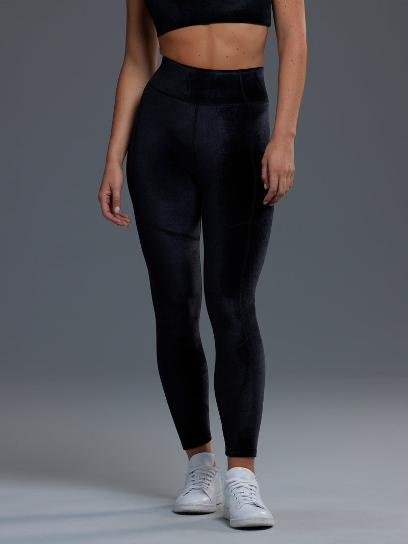 Elara Stretch Velvet Legging