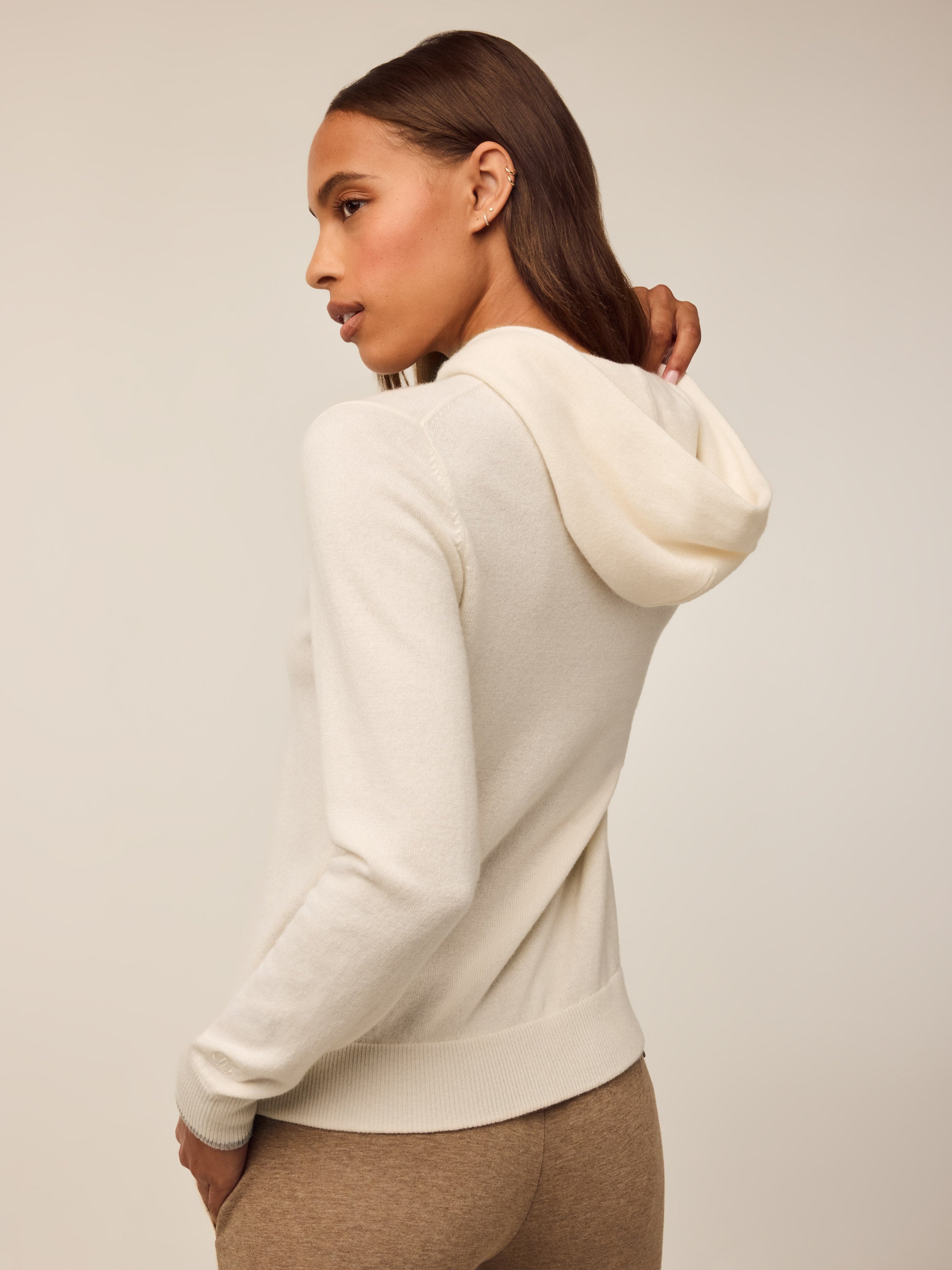 Womens Classic Koko Hoodie - Wool-Cashmere Hooded Sweater