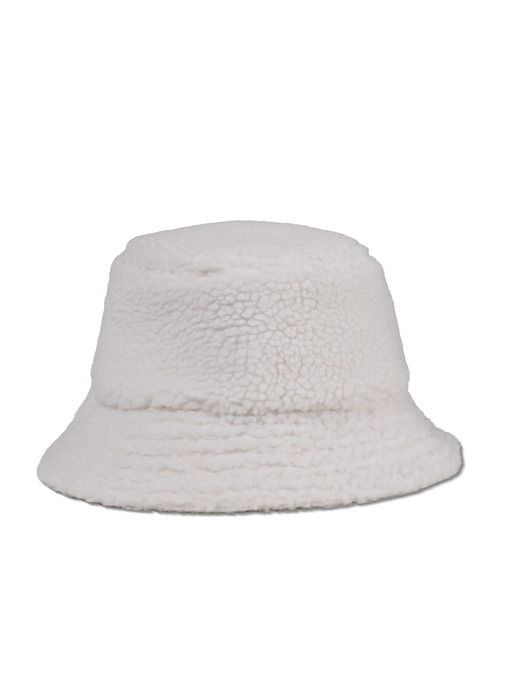 Womens Sherpa Bucket Hat - Faux Fur Winter Bucket Hat  display picture 3