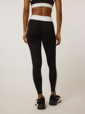 Greyson Clothiers Luna Script Side Stripe Legging in SHEPHERD