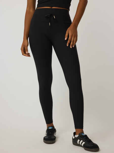 Womens Cleo Legging - High-Rise Ribbed Yoga Leggings