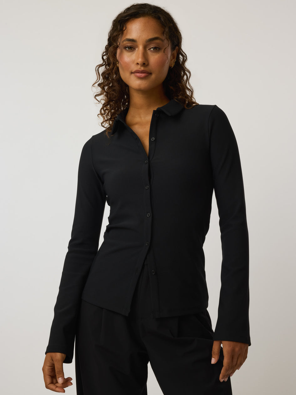 Greyson Clothiers Cleo Button Down in SHEPHERD