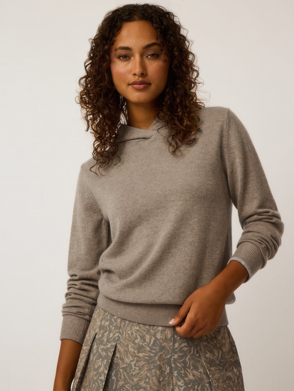 Greyson Clothiers Classic Koko Hoodie in CLAY HEATHER