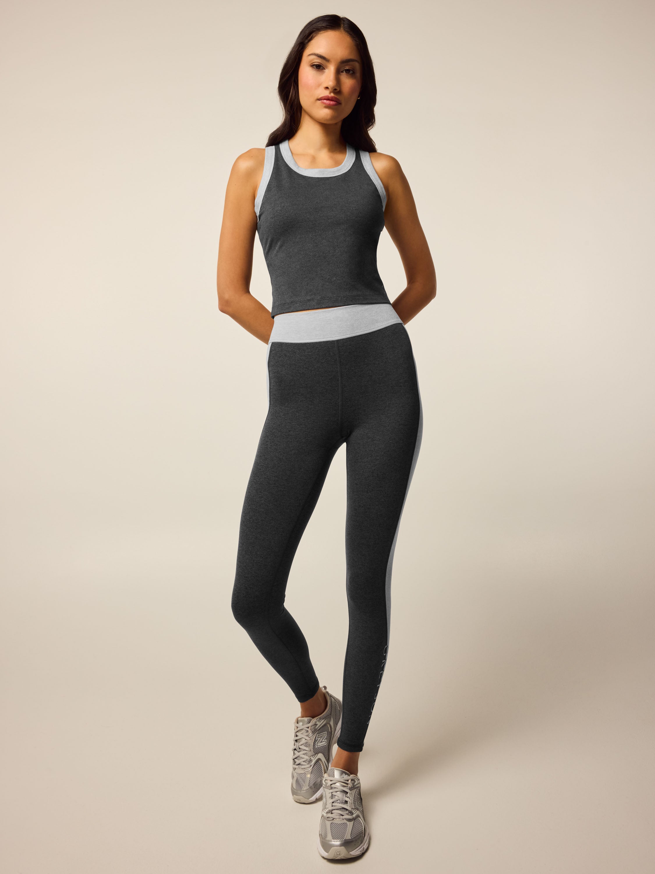 レッグウェア papier / Hope you like leggins/grey Game Changer Legging - Heather Grey | Fashion Nova