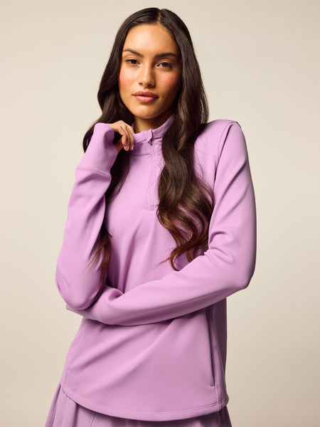 Womens Soleil Quarter-Zip - Performance Slim-Fit Top | Greyson