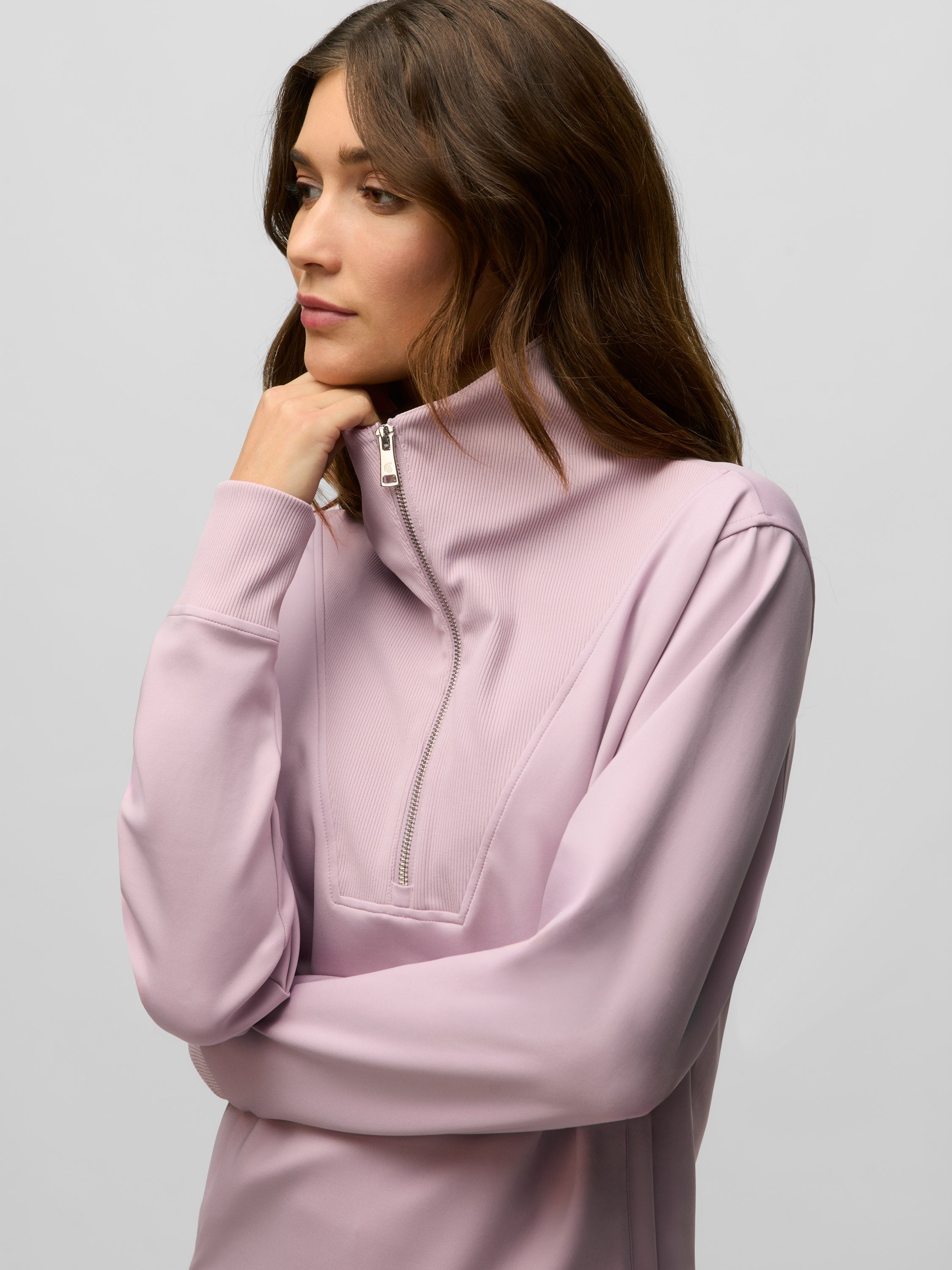Womens Soleil Half-Zip Pullover - Lightweight Performance Top