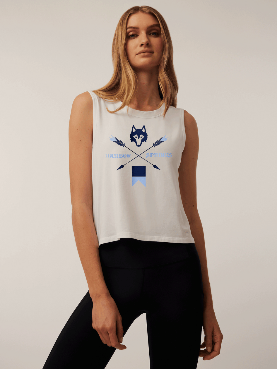 Greyson Clothiers Harbor Springs Women's Sloane Tank in ARCTIC