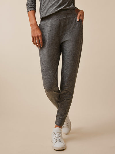Buy Women Grey Regular Fit Solid Casual Jogger Pants Online
