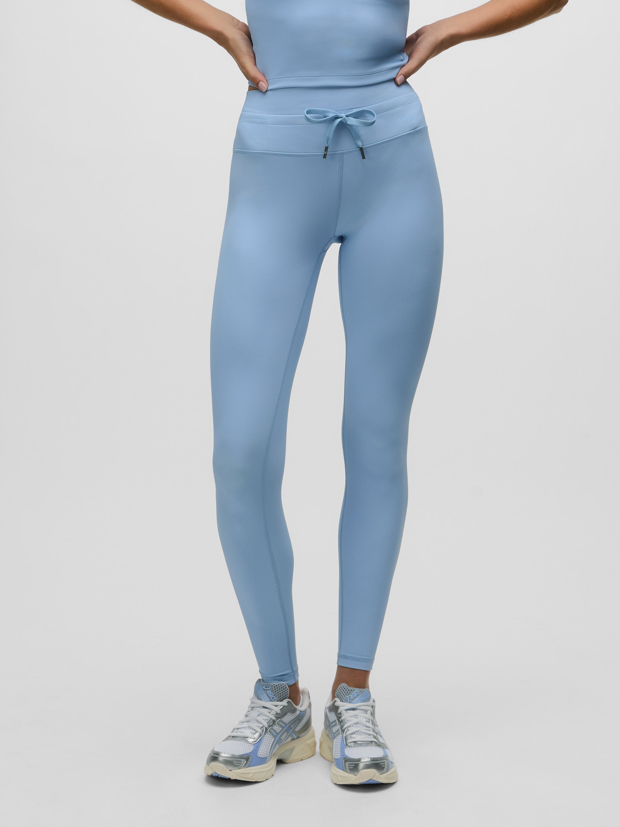 Womens Cleo Legging - High-Rise Ribbed Yoga Leggings | Greyson