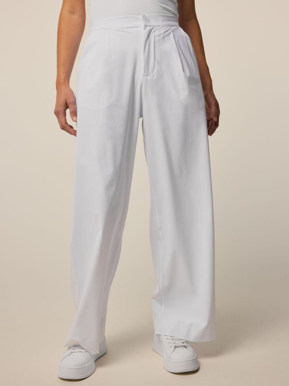 Womens 29.5" Phoenix Wide Leg Pleated Trouser - Lightweight Stretch Dress Pant | Greyson Clothiers Womens 29.5" Phoenix Wide Leg Pleated Trouser - Lightweight Stretch Dress Pant | Greyson Clothiers