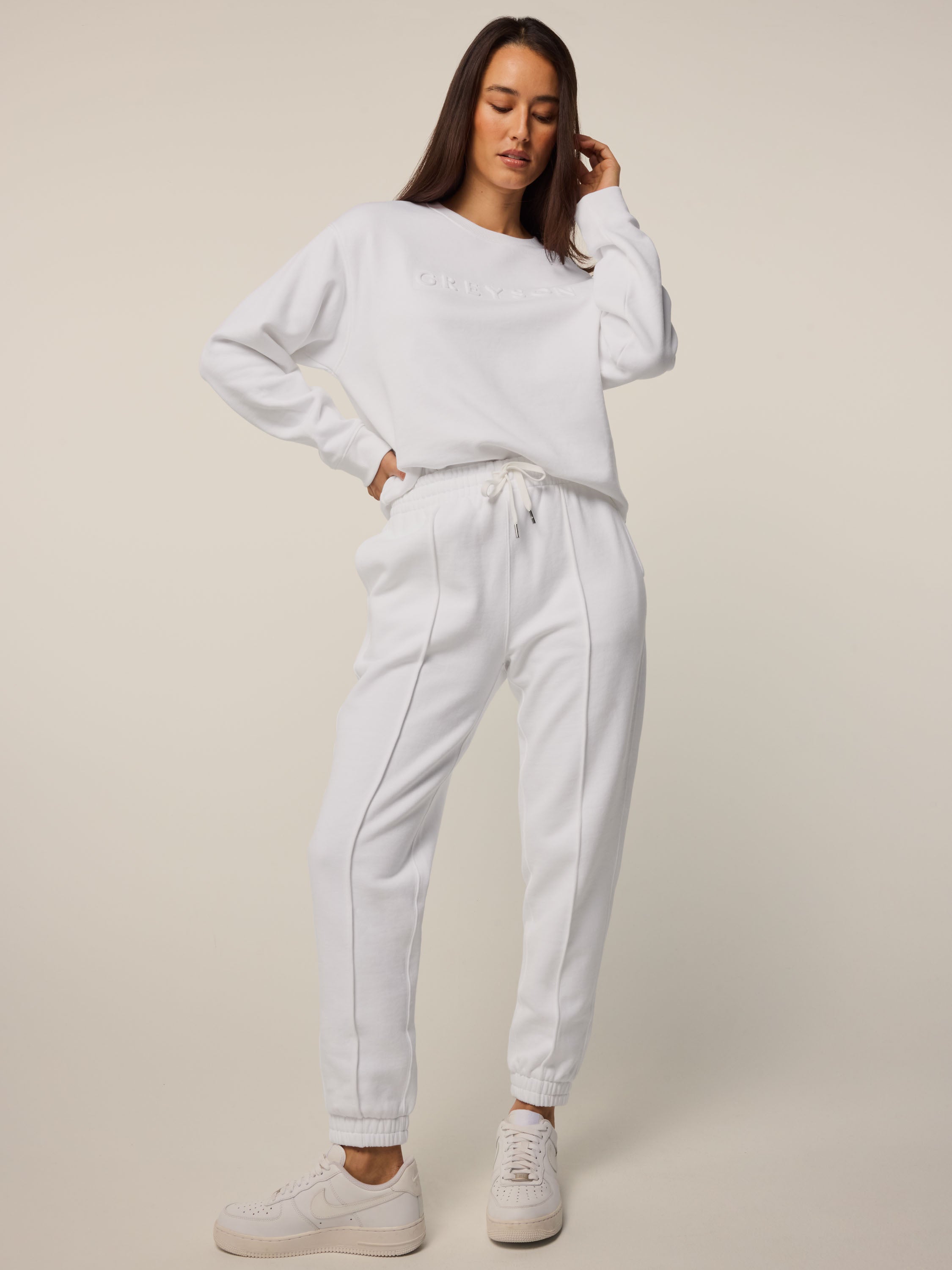 GREYSON ホワイトパンツ ウエスト約40cm Womens Aspen Jogger | Greyson Clothiers