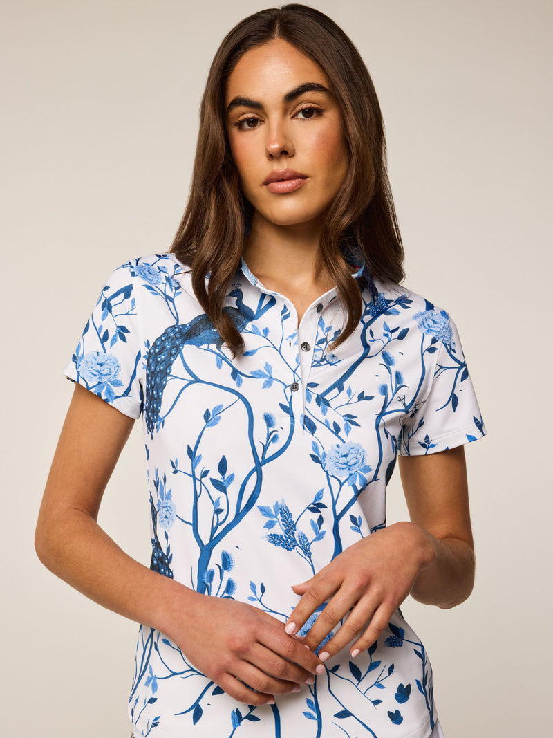 Greyson Clothiers Garden of Venus Scarlett Polo
