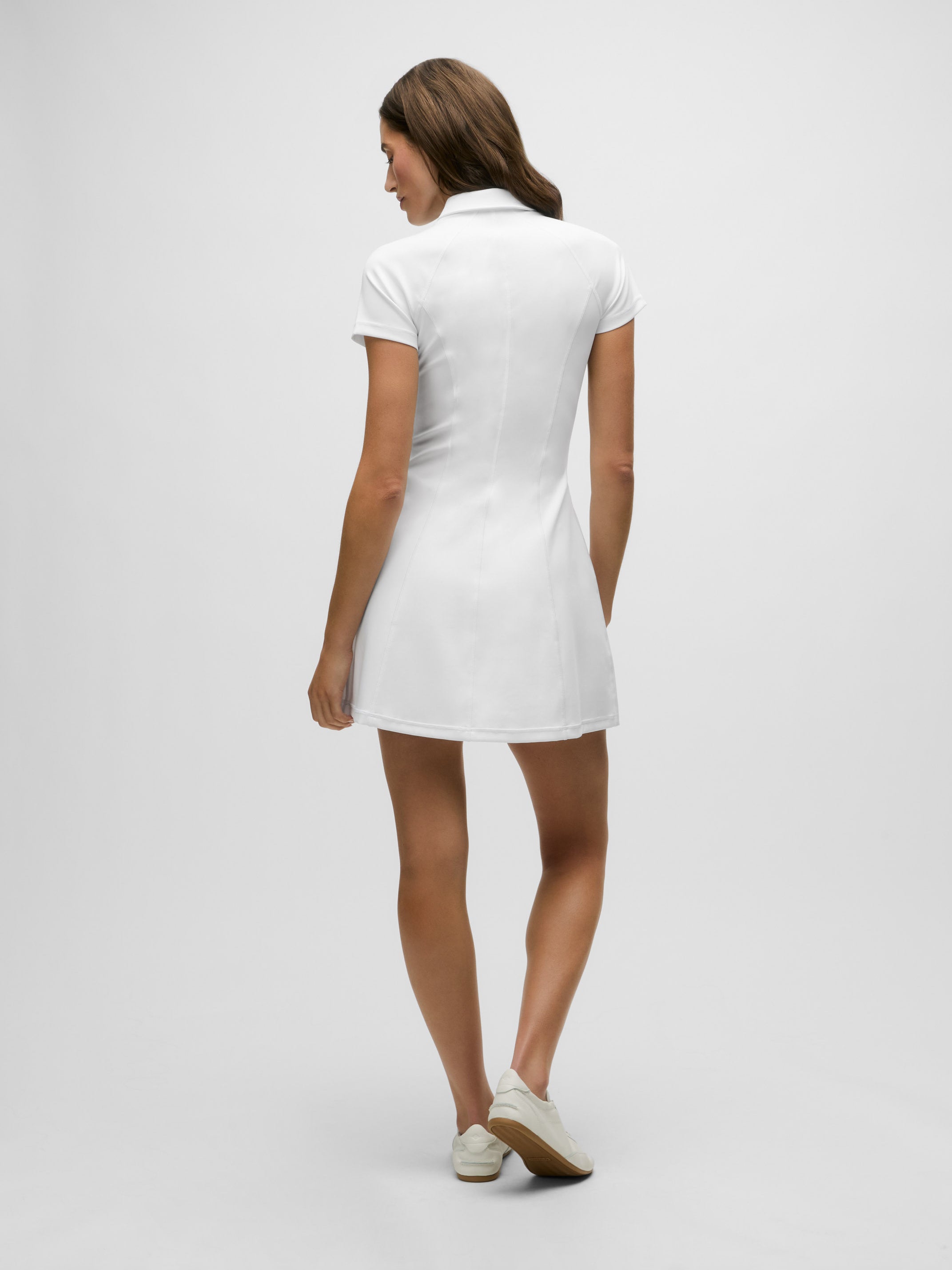 Womens Soleil Polo Dress - Performance Mini Dress with Short