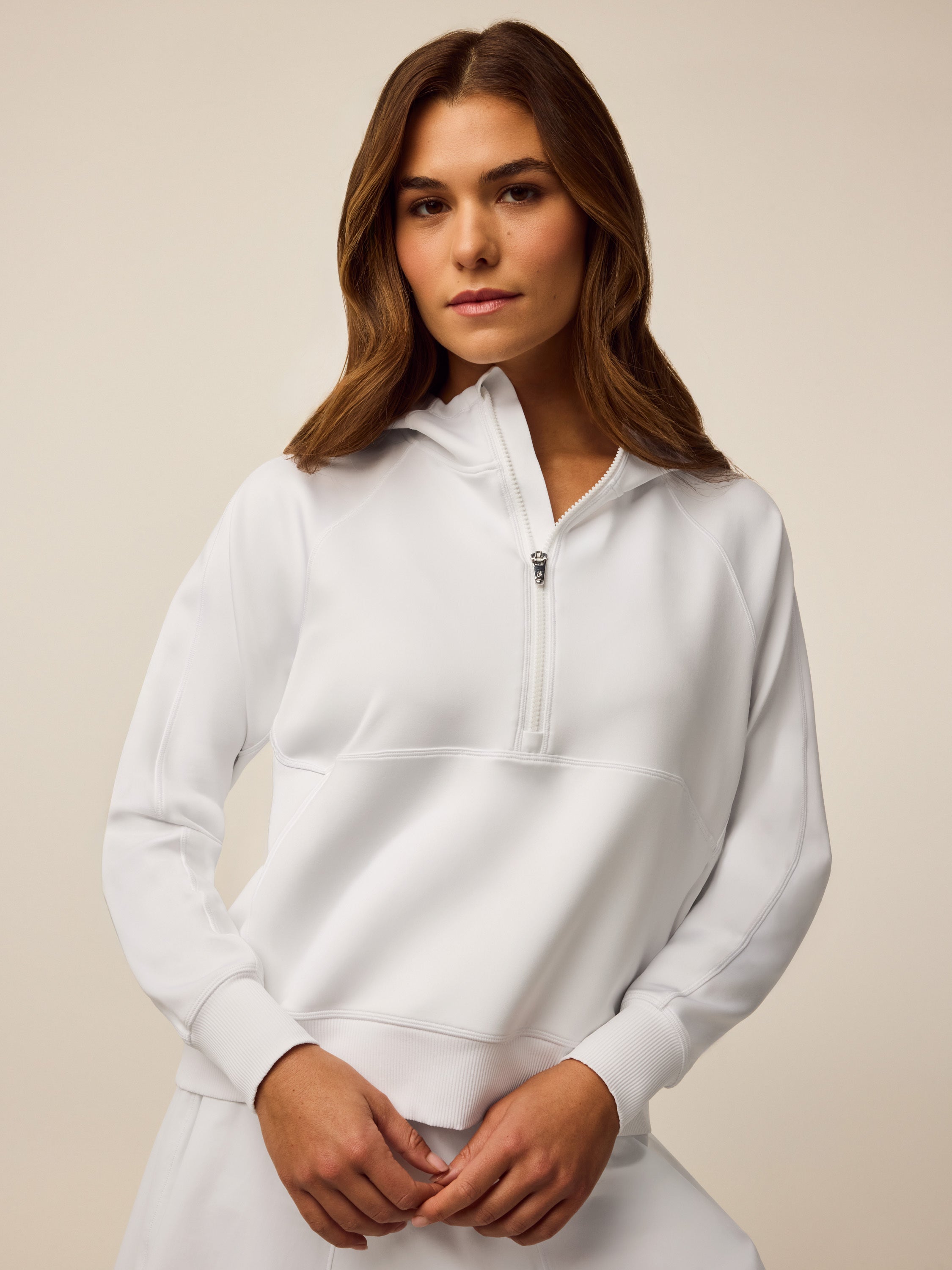 Womens Nash Half-Zip Hoodie - Midweight Performance Half-Zip