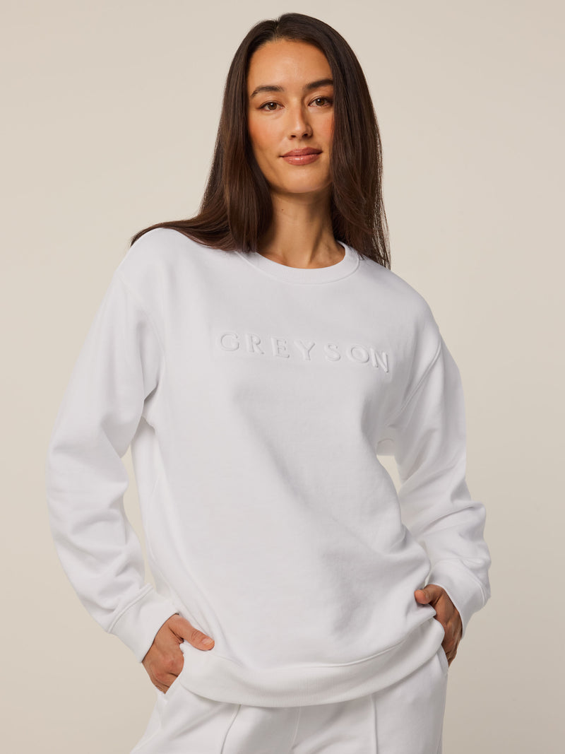 Scarlett Gothic "G" Aspen Crewneck