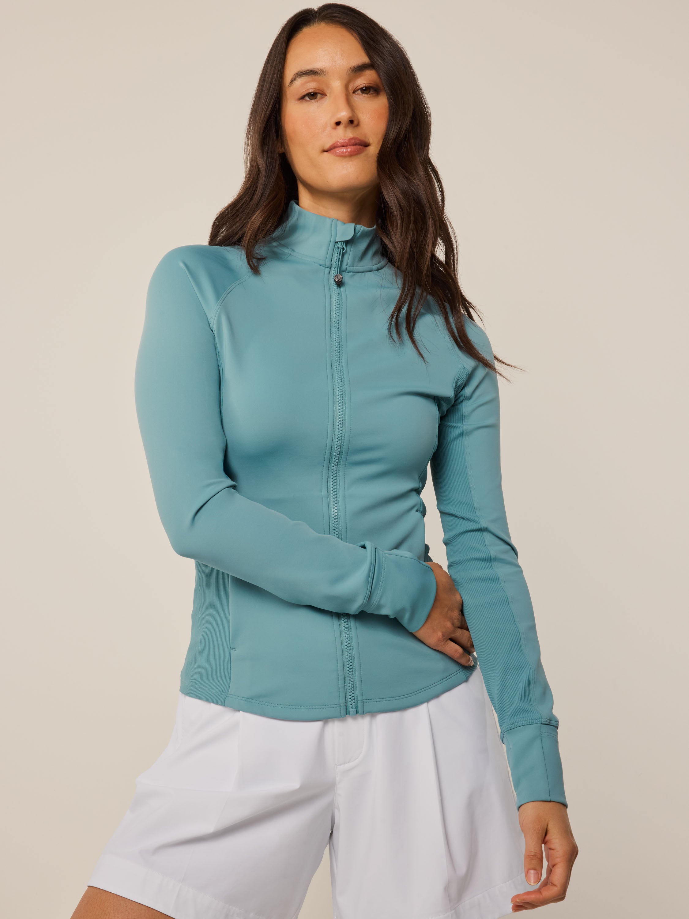 Womens Soleil Full-Zip Jacket - Lightweight Active Jacket