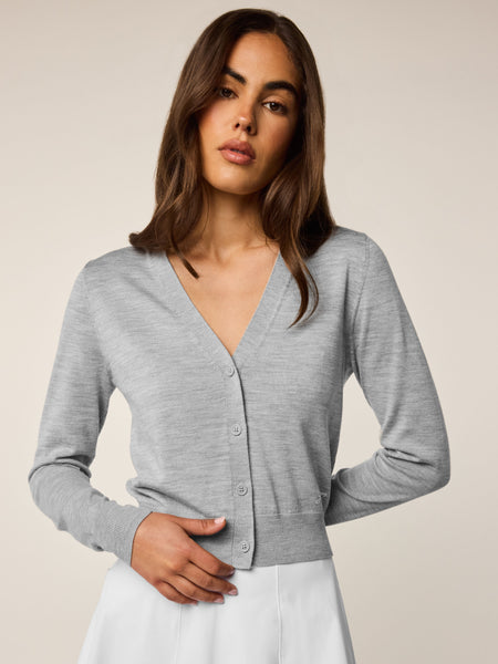 Womens Leith Cardigan Sweater - Lightweight Button-Up Cardigan