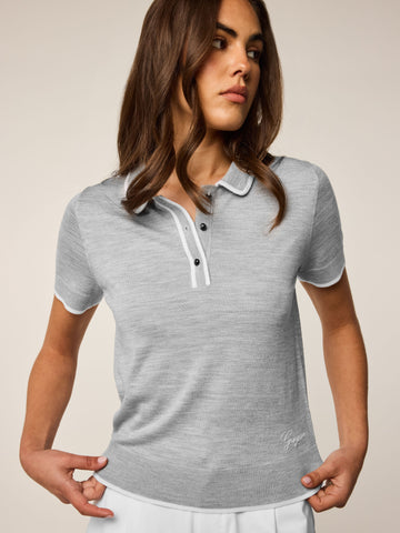 Greyson Clothiers Bardot Short Sleeve Sweater Polo